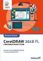 Okładka książki CorelDRAW 2018 PL. Ćwiczenia praktyczne