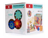 Opakowanie Drewniana kostka edukacyjna pszczółka