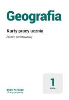 Okładka książki Geografia LO 1 KP ZP w.2019