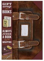 Opakowanie Gift wrap Papier do książki Leather satchel
