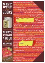 Opakowanie Gift wrap Papier do książki Not to be missed