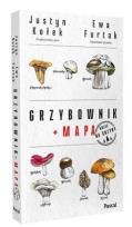 Okładka książki Grzybownik + mapa