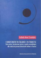 Okładka książki I dimostrativi in italiano e in francese