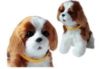 Opakowanie Interaktywny piesek - biało brązowy