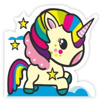 Okładka książki Karnet wycinany - Jednorożec