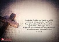 Opakowanie Kartka - Lecz łaska PANA trwać będzie...