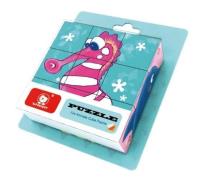 Opakowanie Klocki drewniane Konik morski 9 el.