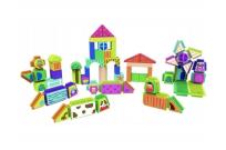 Opakowanie Klocki drewniane w biaderku 80 el. Jeżyki