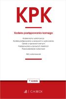 Okładka książki KODEKS POSTĘPOWANIA KARNEGO ORAZ USTAWY TOWARZYSZĄCE WYD. 7