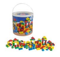 Opakowanie Kolorowe klocki w wiaderku 100 elementów