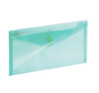 Opakowanie Koperta na zatrzask 225x124mm zielona GRAND