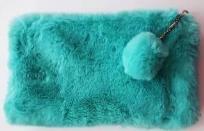 Opakowanie Kosmetyczka/Piórnik - futro (niebieski)
