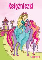 Okładka książki Księżniczki - kolorowanka edukacyjna