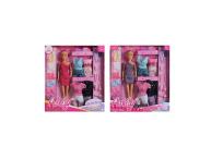 Opakowanie Lalka 30cm z szafą i akcesoriami mix 2 wzory