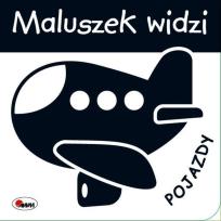 Okładka książki MALUSZEK WIDZI POJAZDY