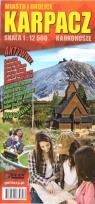 Okładka książki Mapa - Karpacz i okolice 1:12 500