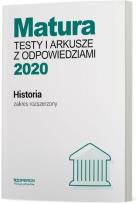 Okładka książki Matura 2020 Historia Testy i arkusze ZR
