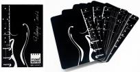 Opakowanie MN Karty do gry czarne gitara talia 55 kart