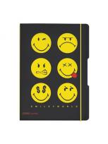 Opakowanie Notatnik A4 2x40 kratka i linia Smiley World Black  0050008919
