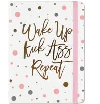 Opakowanie Notatnik midi Wake Up Kick Ass Repeat