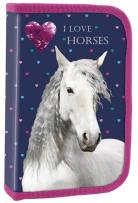 Opakowanie Piórnik z wyp. jednokomorowy Konie 17 DERFORM