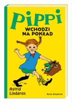 Okładka książki PIPPI WCHODZI NA POKŁAD WYD. 18