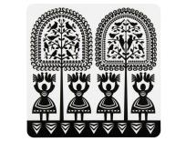 Opakowanie Podkładka pod mysz - kurpiowska kwadrat FOLKSTAR