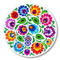 Opakowanie Podkładka pod mysz - łowicka biała FOLKSTAR