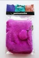 Opakowanie Portfelik - futro (fiolet)