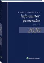Okładka książki Profesjonalny Informator Prawnika Plus 2020