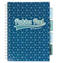 Opakowanie Project Book B5 kratka Glee niebieski (3szt) PUKKA