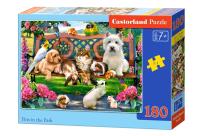 Opakowanie Puzzle 180 Pets in the Park CASTOR