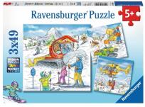 Opakowanie Puzzle 3x49 Śnieżna przygoda