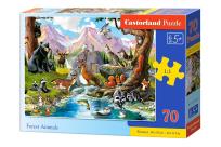 Opakowanie Puzzle 70 Forest Animals CASTOR