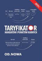 Okładka książki TARYFIKATOR MANDATÓW I PUNKTÓW KARNYCH 08. 2019