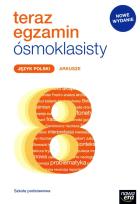 Okładka książki Teraz egzamin ósmoklasisty. J. polski Arkusze NE