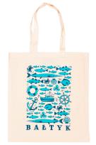 Opakowanie TORBA BAWEŁNIANA SZYTA ŚREDNIE UCHO BAL BAŁTYCKIE SYMBOLE