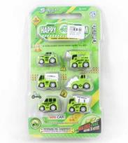 Opakowanie Zestaw autek zielonych 6 szt