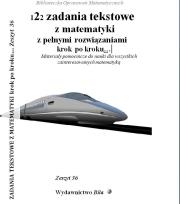 Okładka książki 122 zadania tekstowe z matematyki z pełnymi rozw.