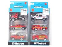 Opakowanie Autka metalowe 8 cm 3 szt. (BG018139)