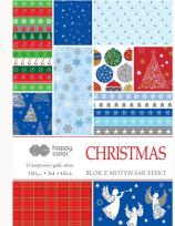 Opakowanie Blok A4/10 z motywami Święta 2 150g HAPPY COLOR