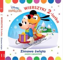Okładka książki Disney Maluch Wierszyki dwulatka zimowe święta