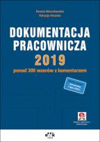 Okładka książki Dokumentacja pracownicza 2019