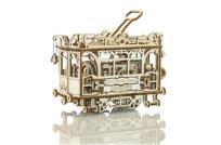 Opakowanie Drewniane puzzle 3D City Tram + tory kolejowe