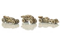 Opakowanie Drewniane puzzle 3D Samochody wyścigowe