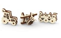 Opakowanie Drewniane puzzle 3D Transport