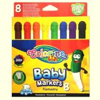 Opakowanie FLAMASTRY COLORINO KIDS BABY 8 KOLORÓW COLORINO KIDS