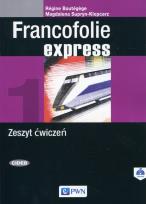 Okładka książki Francofolie express 1 Zeszyt ćwiczeń PWN