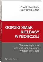 Okładka książki Gorzki smak kiełbasy wyborczej