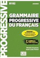 Okładka książki Grammaire progressive du français Niveau avancé Livre + CD